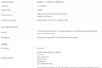 Technical specifications