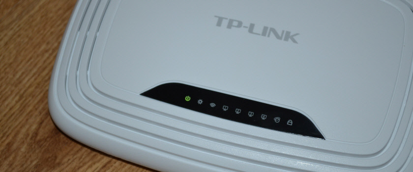 The lights on the router are blinking strangely. They are not blinking correctly