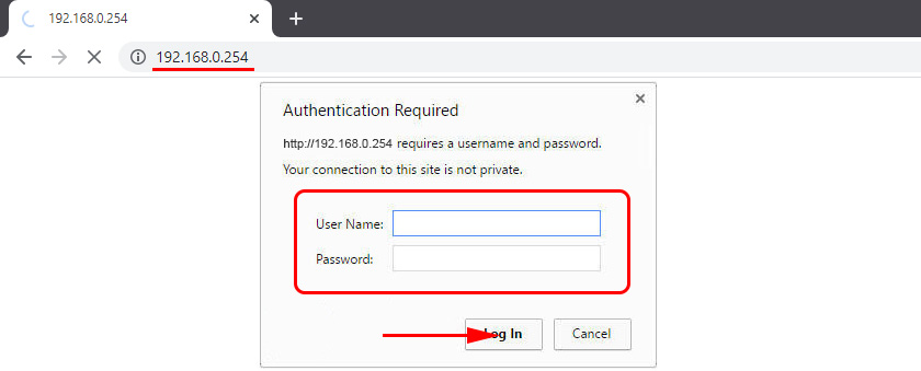 Login to TP-Link TL-WA801ND Web Interface