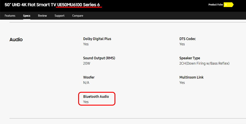 Connecting the Sidebar to a Samsung TV via Bluetooth