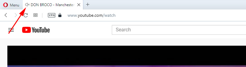 Sound is disabled in Opera browser